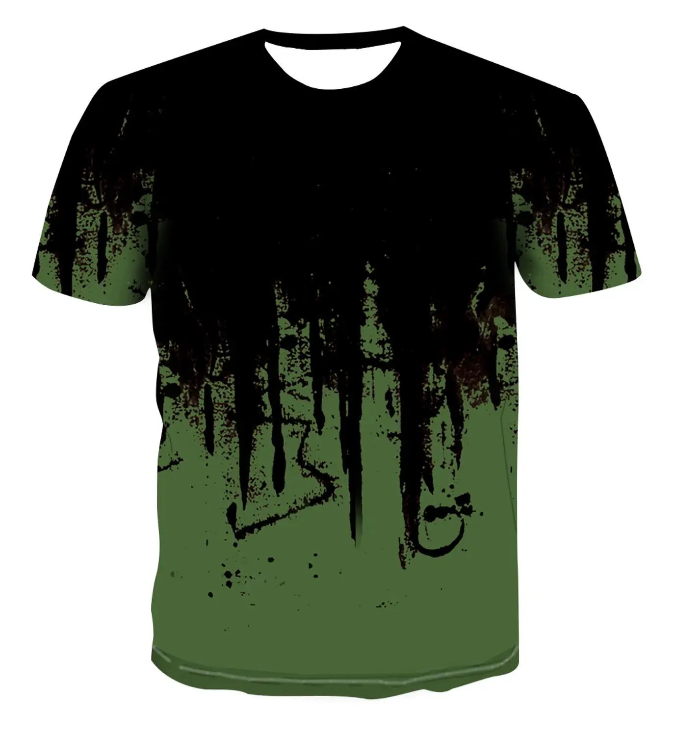 

Summer New Men's 3D Print T shirt Street Casual 3D Print Pattern Short sleeve Fashion Funny Short sleeve Colorful Men's T shirt