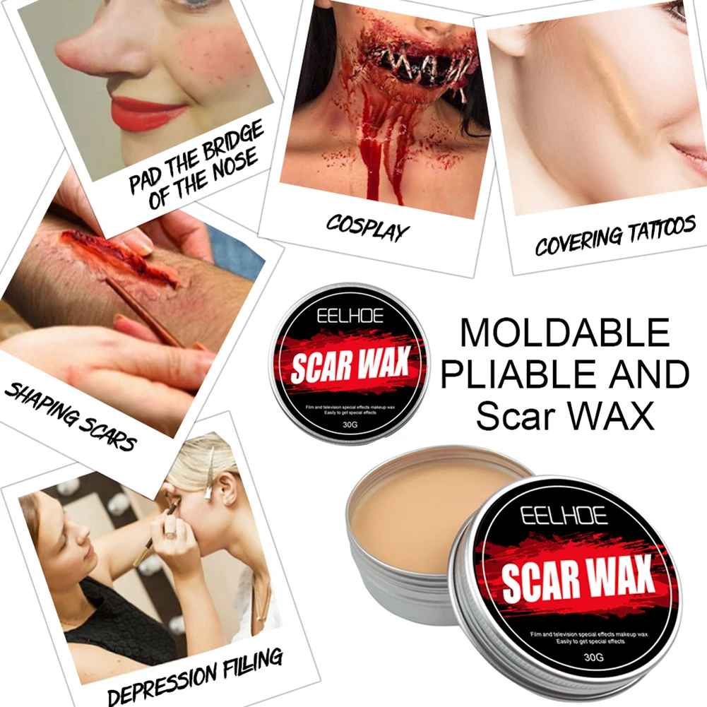Пленка для макияжа 30 г шрам ран кожи спецэффекты маскарадный костюм Хэллоуина