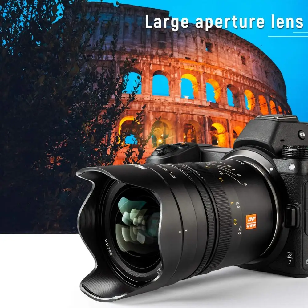 Viltrox 20 мм f1.8 ASPH ручной фокус полная Рамка фиксированный широкоугольный объектив