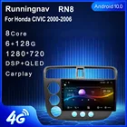 Runningnav для Honda CIVIC 2000 2001 2002 2003 2004 2005 2006 Android автомобильное радио, мультимедийный видеоплеер, навигация GPS