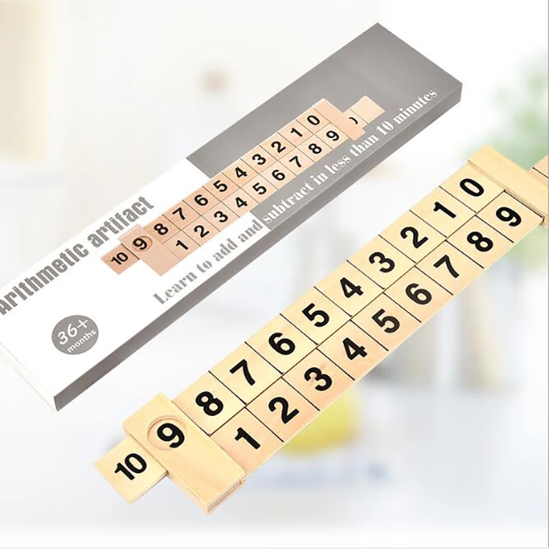 

Обучающие математические игрушки Монтессори, Деревянные Игрушки для раннего развития детей, Дошкольное обучение