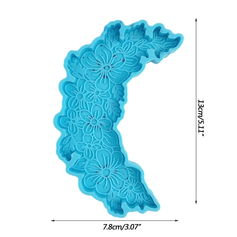 

3 Pcs Flower Shaped Coaster Epoxy Resin Mold Cup Mat Casting Silicone Mould DIY Crafts Home Decoration Ornaments Making Tool