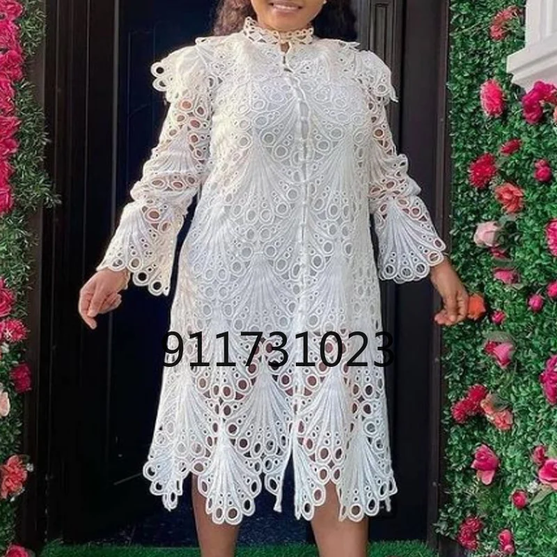 african fashion designers New Africa woman style fashionable Lace sequins pure color lady Dress party Spuer size L XL XXL XXXL african wear for women