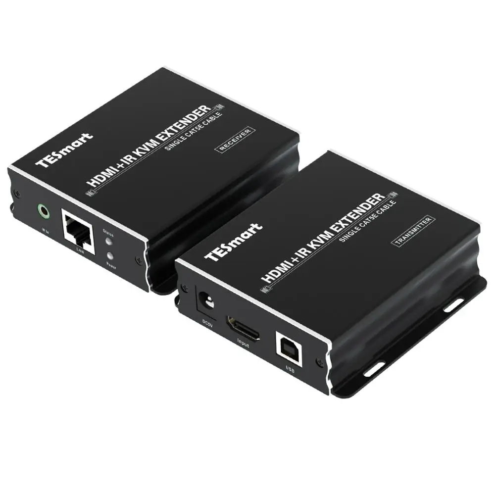 60 м HDMI KVM расширитель по CAT5e/6 1080P @ Гц EDID передатчик + приемник|tesla smart|kvm extenderhdmi usb kvm |
