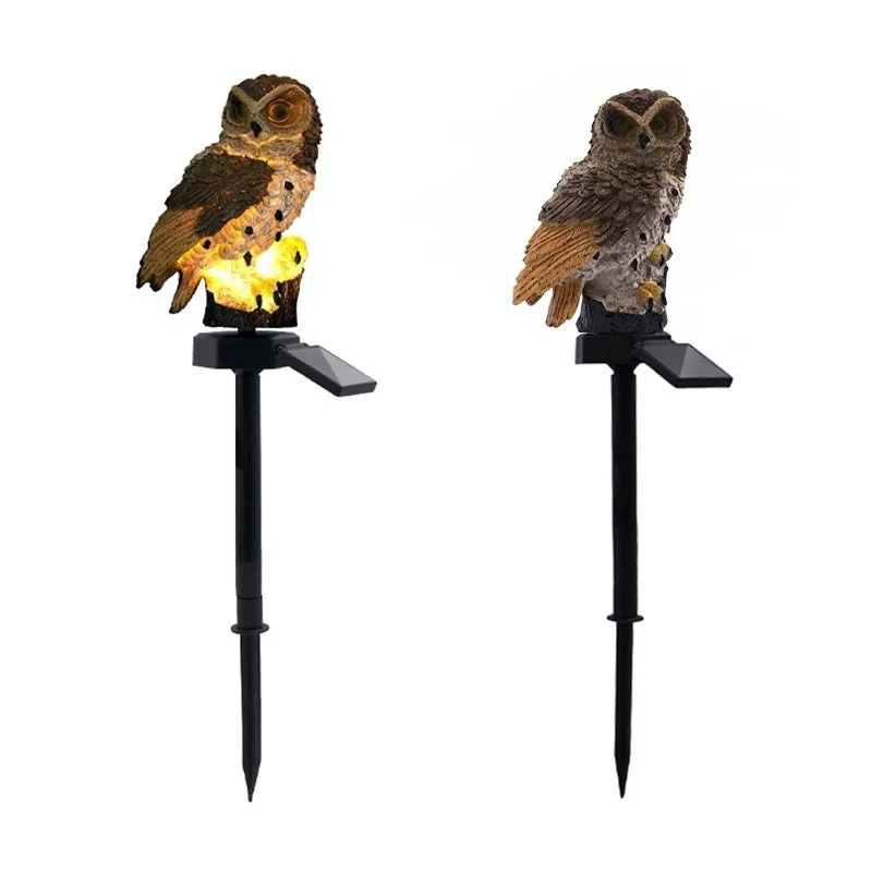 

LED Solar Garden Light Owl Solar Light Lawn Yard Solar Light Waterproof Light Garden Light for Garden Home Outdoor Decoration