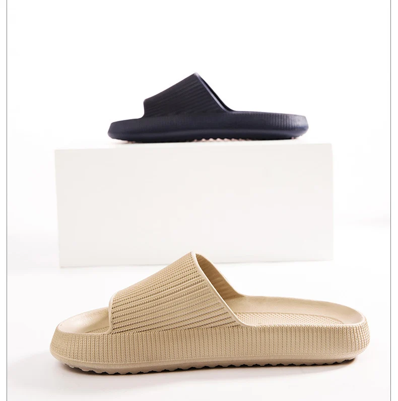 

Slippers Slides Pillow Slides EVA Bathroom Slippers Soft Home Slippers Living Room Shoes Non-Slip Thick Sole Slippers