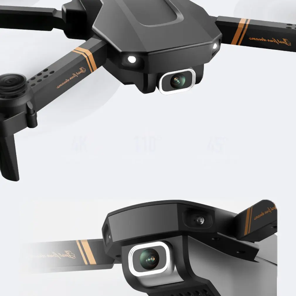 V4 Rc Дрон 4k HD широкоугольная камера 1080P WiFi fpv двойная Квадрокоптер передача в