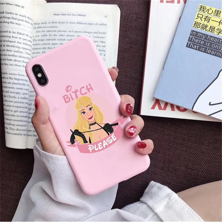 Чехол для телефона Un bitch please con las princesitas Disneys для huawei p30 p30 lite p20 p10 mate 20 pro 10 lite honor 20 9 10 lite