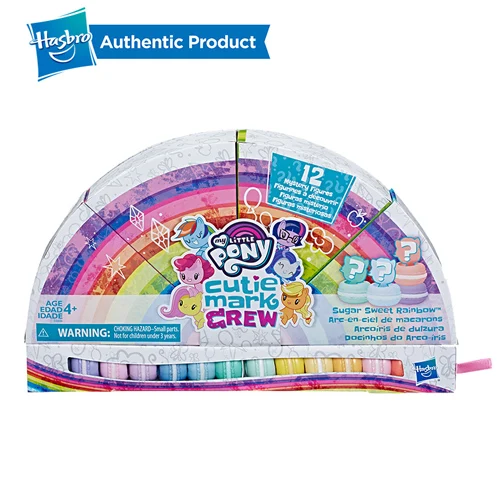 Rainbow Collection Hasbro My Little Pony игрушка милашка Марк Crew сахар Сладкая Радуга коллекция пакет Mlp сахар Сладкая Радуга коллекция - Цвет: Rainbow Collection