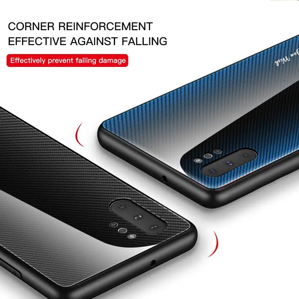 tempered glass shockproof phone case cover for samsung galaxy s20 s10 plus a30 mobile phone parts free global shipping