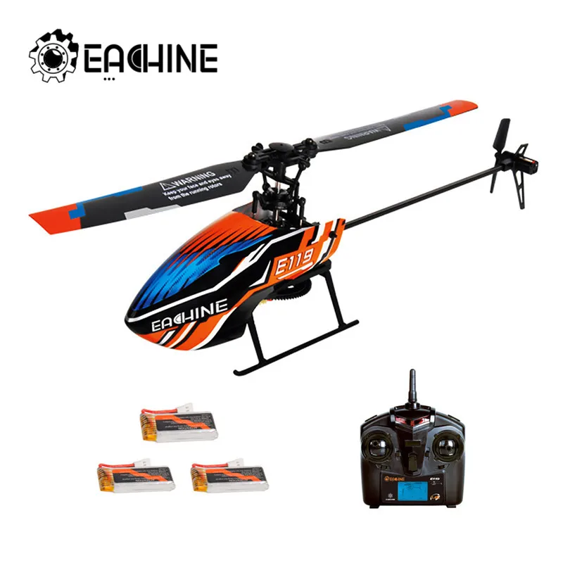 Eachine E119 2 4G 4CH 6 осевой беспилотный передатчик со светодиодным дисплеем RC вертолет