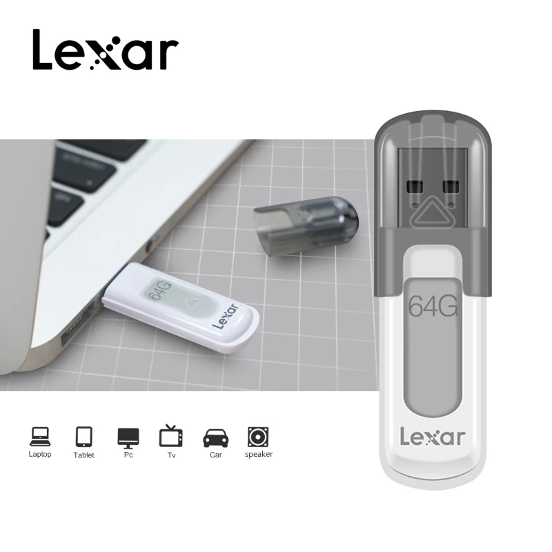 Lexar 128 Гб 64 ГБ 32 ГБ флеш-накопитель usb 3,0 U диск ручка накопитель chiavetta usb карта памяти V100