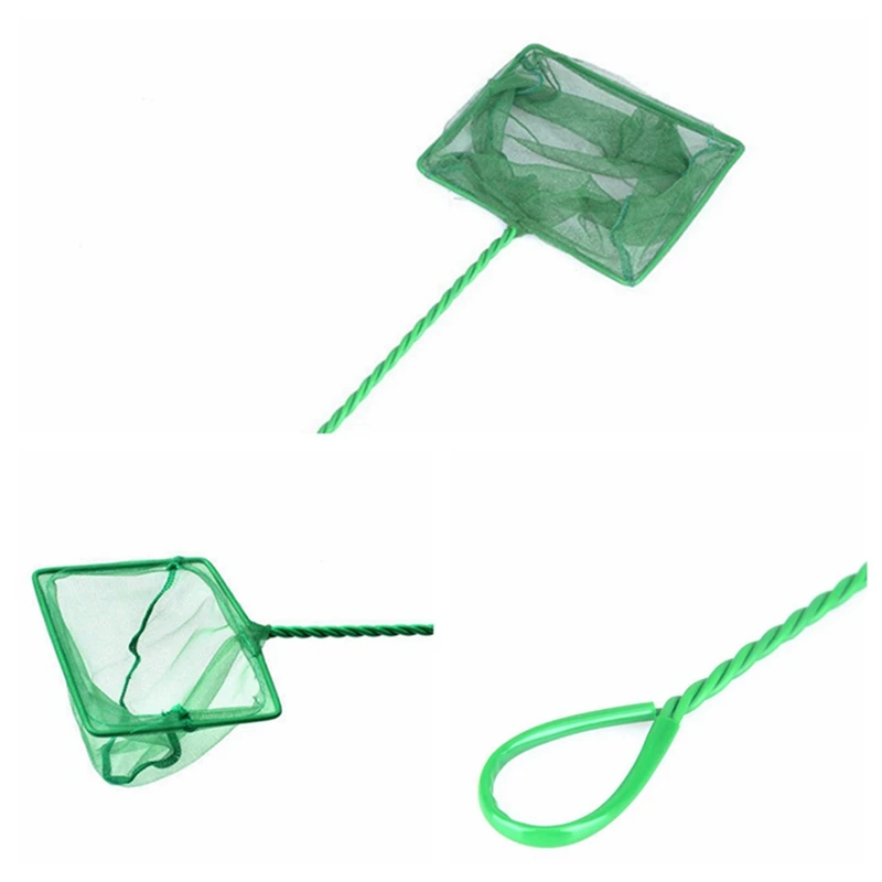 

Portable Aquarium Fish Shrimp Quick Catch Net Mesh Fishnet Long Handle Tool Aquarium Fish Tank Fishing Net Landing Fish Tank Net