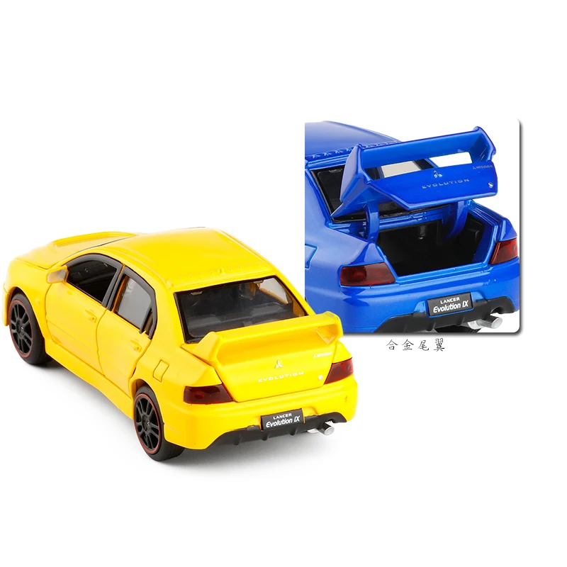 Игрушка Car1:32 Mitsubishi Lancer Evolution IX металлический сплав литье под давлением модель