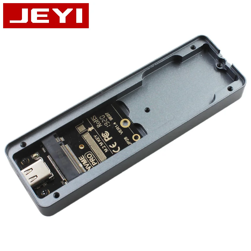 JEYI i9 GTR NVME алюминиевый TYPEC3.1 мобильный жесткий диск коробка optibay hdd чехол тип C3.1 RTL9210 М. 2 USB3.1 M.2 PCIE SSD U.2 PCI-E TYPEC