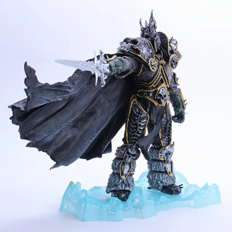 

Фигурка героя мультфильма «Король лича из Warcraft DC7 поколения, Рыцарь смерти, Артас менетил, коллекционная фигурка, 21 см, подарок, аниме игрушк...
