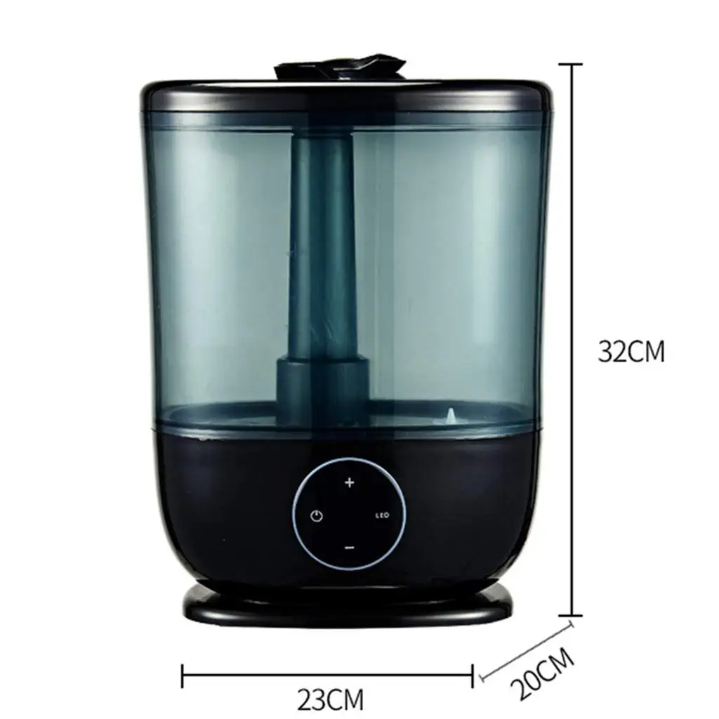 

5.8L Touch Control / Remote Control LED Ultrasonic Air Humidifier Electric Diffuser Nebulizer Aroma Air Purifier for Home Office