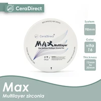 max multilayer zirconia 98mm thickness 25mm top supplies for dental lab