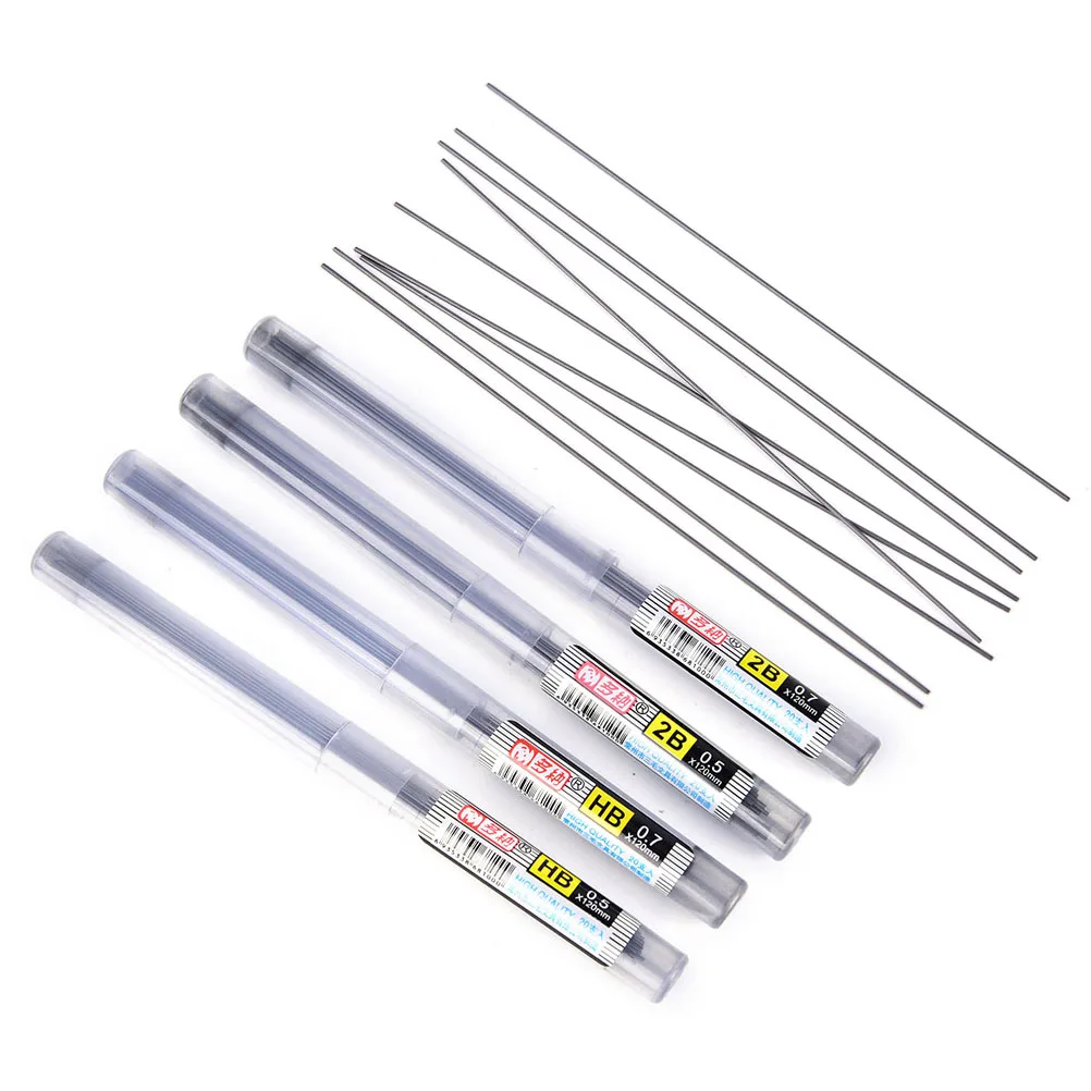 

0.5 mm / 0.7 mm 11CM 2B/HB Pencil Lead a Refill Tube Automatic Pencil