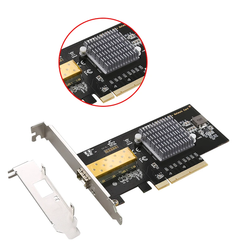 

Single Port PCI-E 10 Gigabit Network Card RJ45 Ports Lan Interface Card with 82599 10/100/1000/10000Mbps