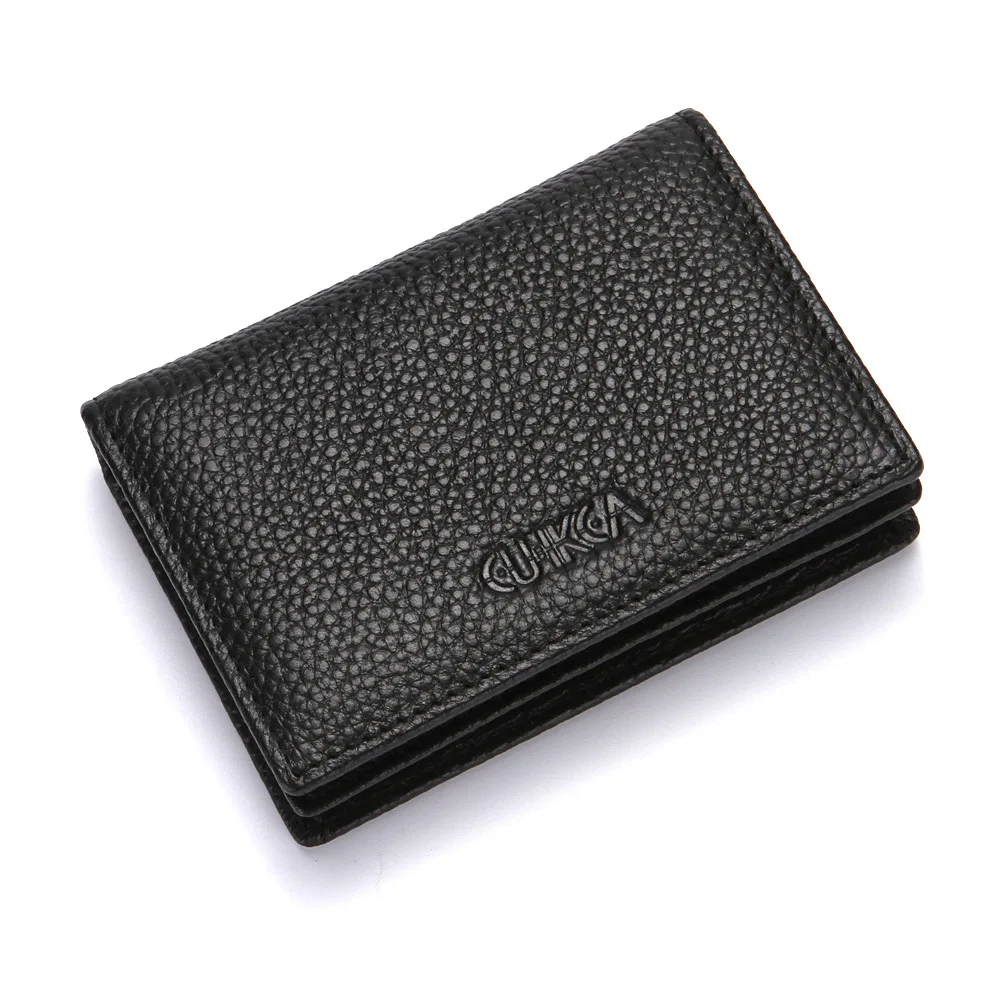 Стильный мужской горизонтальный кошелек с отделением для карт и