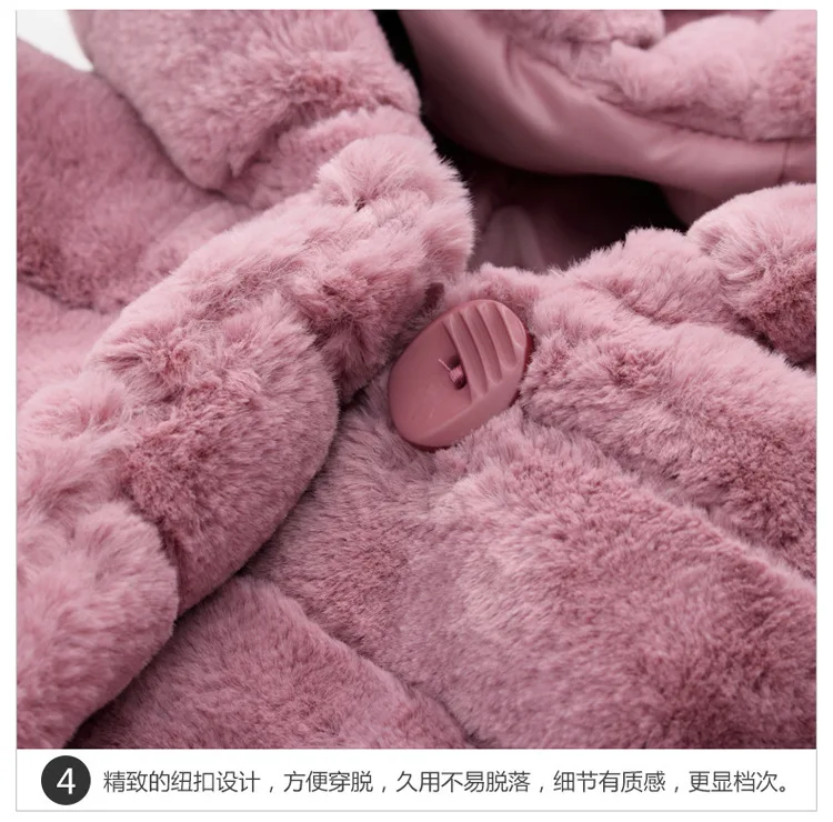 Детская куртка с капюшоном PPXX для девочек зимняя длинная парка искусственным