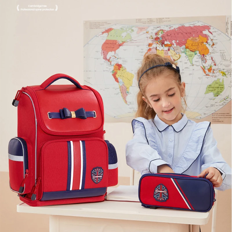 New Children's Backpack Grade 1-3-6 Kids Backpack for Girls Primary School Student 6-8-12 Years Old Aristocratic Style Backpacks