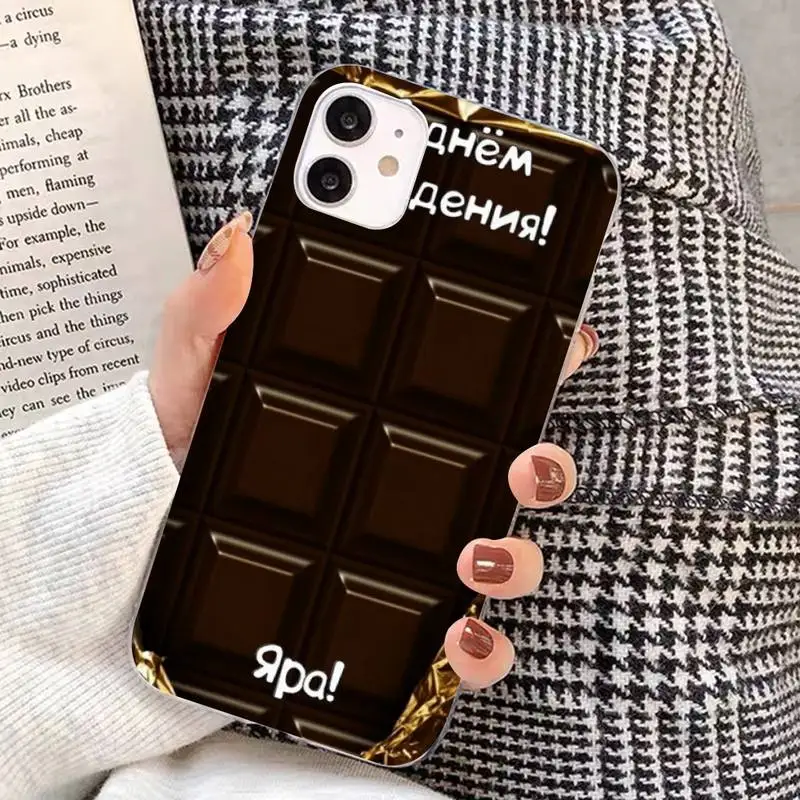 Willy Wonka Bar With Golden Ticket Sweet Chocolate Phone Case for iphone 13 8 7 6S Plus X 5S SE 2020 XR 11 12 mini pro XS MAX | Мобильные