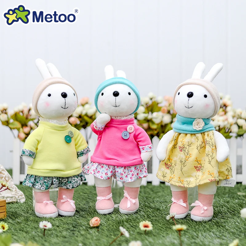 

32cm 42cm Soft Metoo Plush Stuffed Animal Bunny Toy Plush Soft Hugging Animal Rabbit Sleeping Kawaii Pillow Children GIft