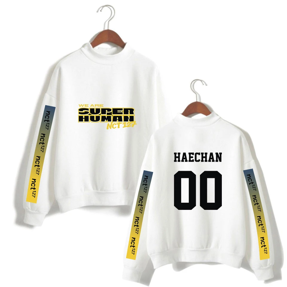 Новинка 127 Свитшот NCT с высоким воротником WE ARE SUPERHUMAN свитшот для женщин и мужчин
