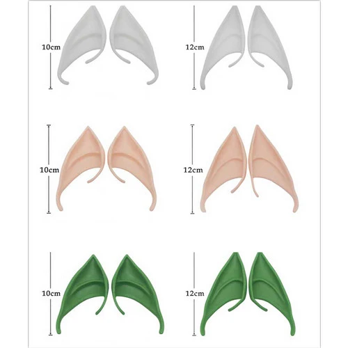 Латексные Волшебные уши эльфа инструмент для косплея маскарадные реквизит