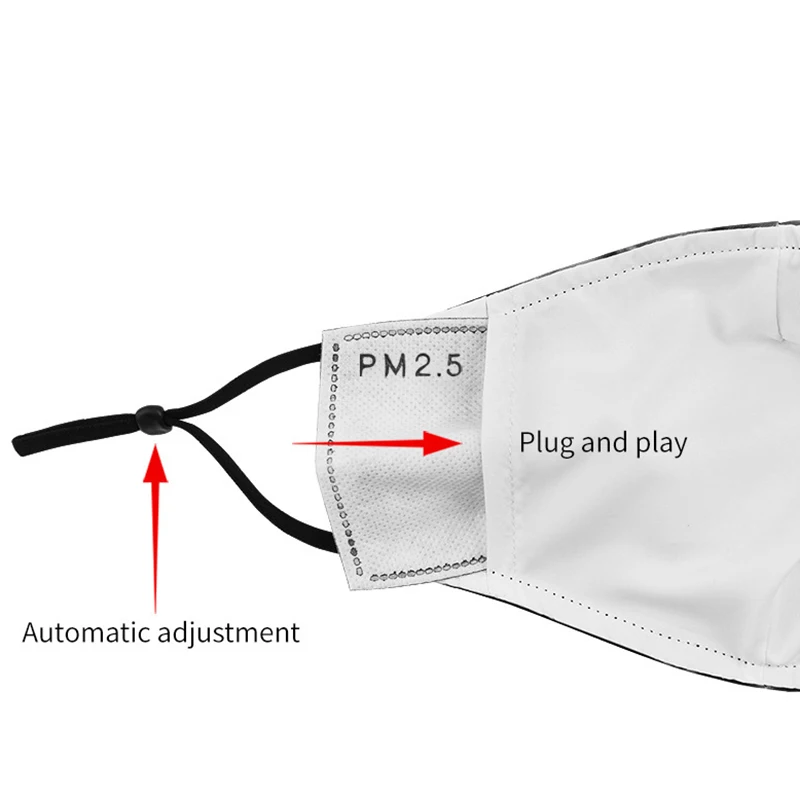 

TikTok Cotton Mouth Mask Anti-pollution Reusable Face Mask Washable Anti-Dust Protection Mascarillas Cycling Windproof Masque