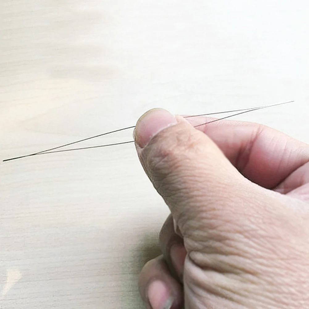 

Big Eye Needles Guide Elderly Use Knitting Accessories Open Beading Needle Supplies Needle Threader Sewing Handwork Tools