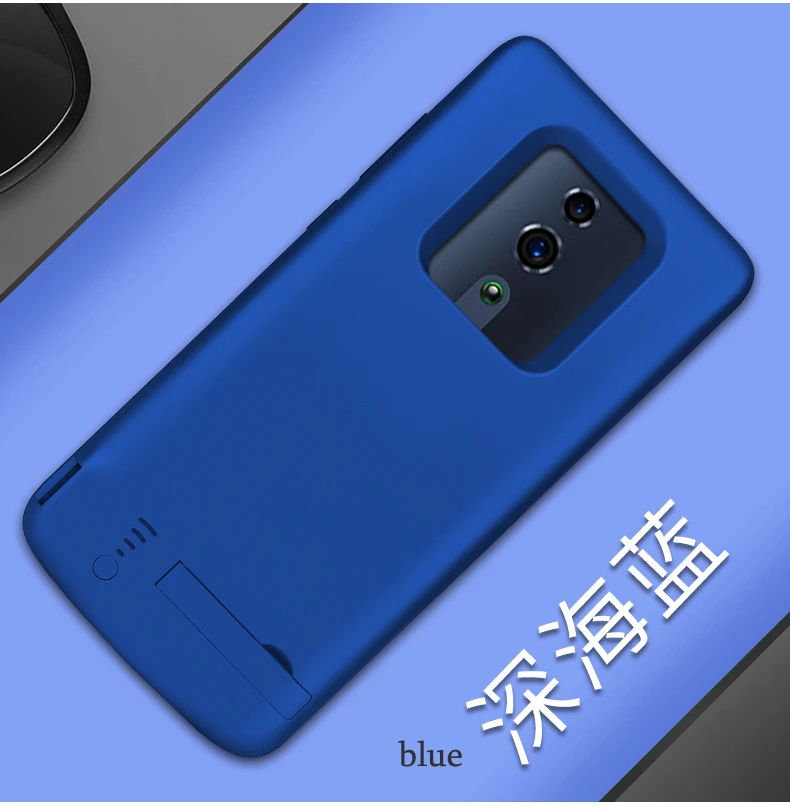 6000 мАч Внешний аккумулятор чехол для OPPO Reno Z ударопрочный аккумулятор зарядное устройство чехол Внешняя резервная зарядка подставка задняя крышка с USB