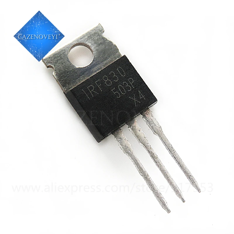 

10pcs/lot IRF830PBF IRF830 TO-220 500V 4.5A new original In Stock