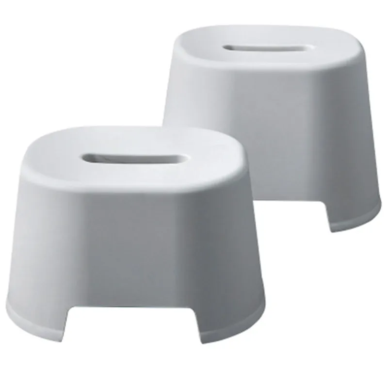 Многофункциональный маленький табурет пластиковый низкий стиль Сменная обувь