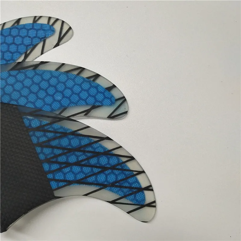 Сотовый плавник для доски серфинга G3/G5/G7 Blue Future Fins Carbon Fibre Surf barbatanas Бесплатная