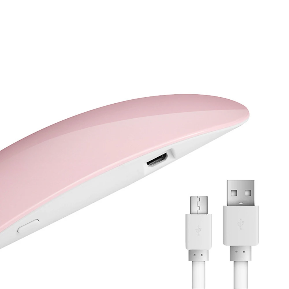 

Mouse Mini Phototherapy Machine USB Powered 6W Nail Baking Lamp Portable LED Nail Polish Glue Nail Lamp Nail Dryer Nail Art