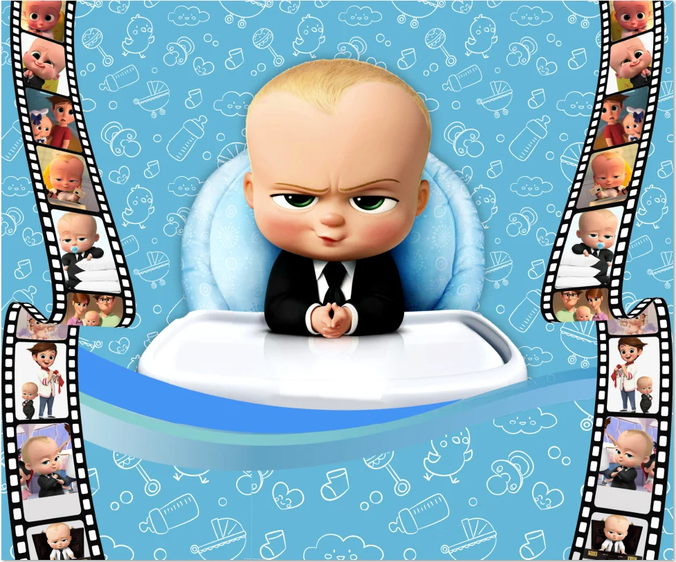 8x8FT синие полосы шары ребенок босс пользовательские Фотостудия фоны Виниловые 240