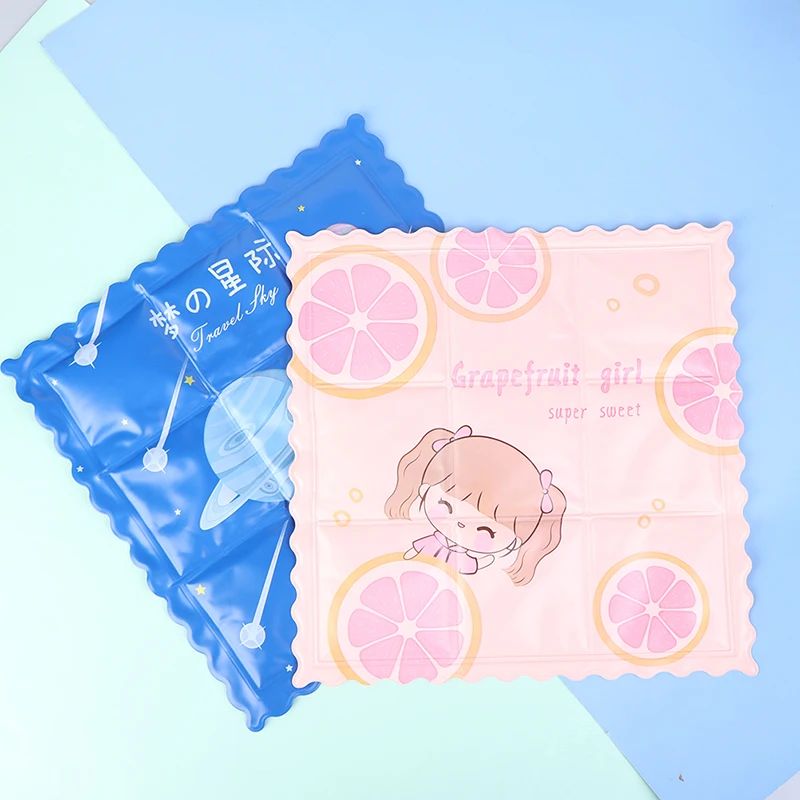 Новинка 2021 летняя гелевая Подушка для льда водонепроницаемая Складная дышащая