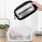 Прозрачная дорожная женская сумка для гигиены, портативный водонепроницаемый чехол для хранения косметики, вместительный органайзер для косметики, чехол для красоты