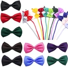 Детские галстуки-бабочки для домашних животных, однотонная бабочка-бабочка, свадебные аксессуары, Подарочный галстук-бабочка вечерние украшения, оптовая продажа, BA86