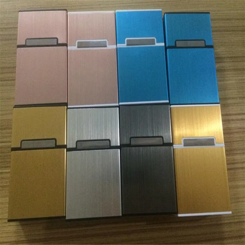 Тонкая металлическая коробка 2 цветов алюминиевый металлический держатель для