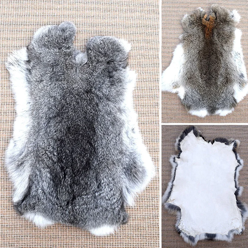 Ткань из натурального кроличьего меха мягкий пушистый кролик Зимняя теплая кожа