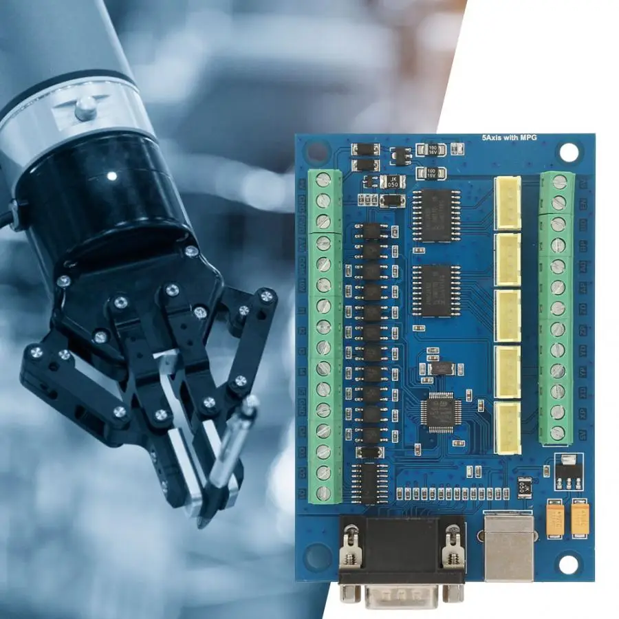 MACH3 CNC Motion control ler USB 5 Axle 100K контрольная карта для Mach3 + 3 шт. TB6600 драйвер платы набор