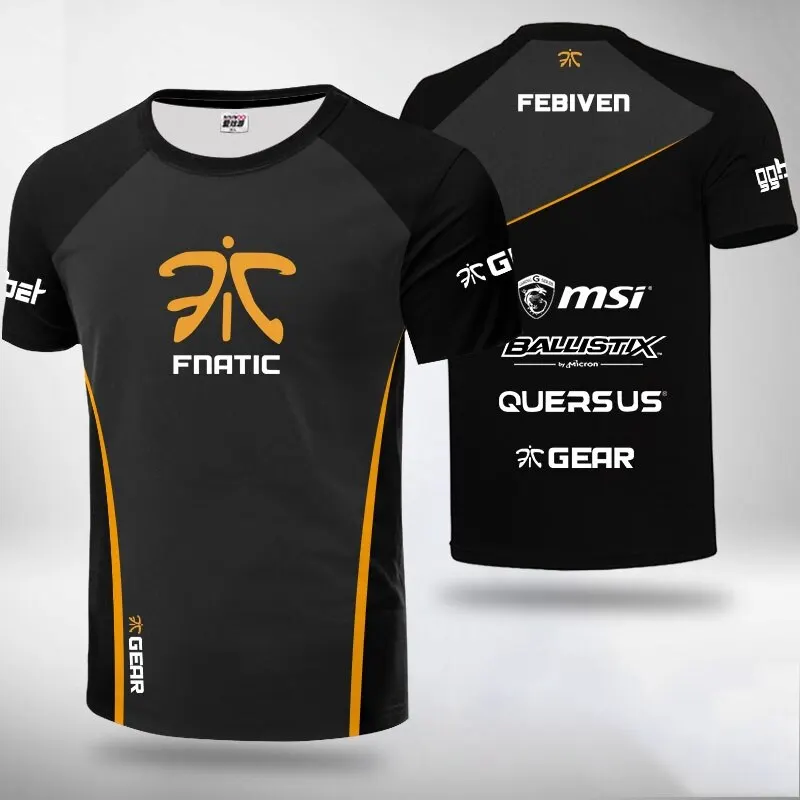 

2021 latest customizable ID e-sports team jersey CSGO DOTA2 team uniforms FNC e-sports men's and women's fashion streetwear