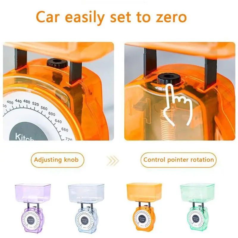Random Mechanical Kitchen Scale For Home Restaurant Cooking With Tray Easy Read Vegetables Weighing Tool Baking Dial | Дом и сад