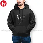 Крутые толстовки с капюшоном с надписью D Ace ASCE, черно-белая хлопковая зимняя толстовка с капюшоном, Длинный свободный пуловер с капюшоном