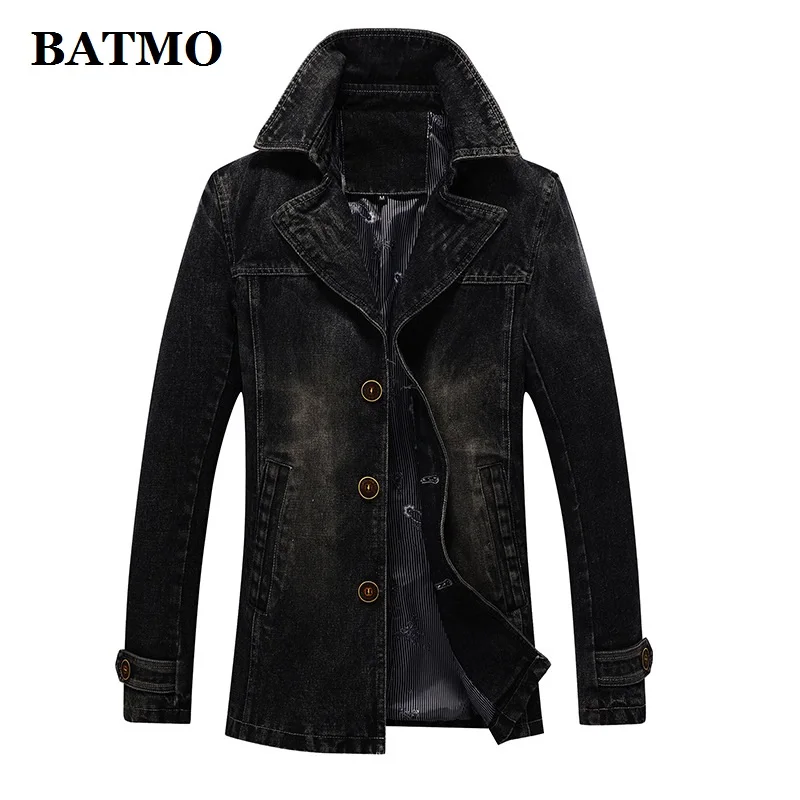 BATMO 2021 Новое поступление осень высокого качества хлопковые джинсовые Тренч