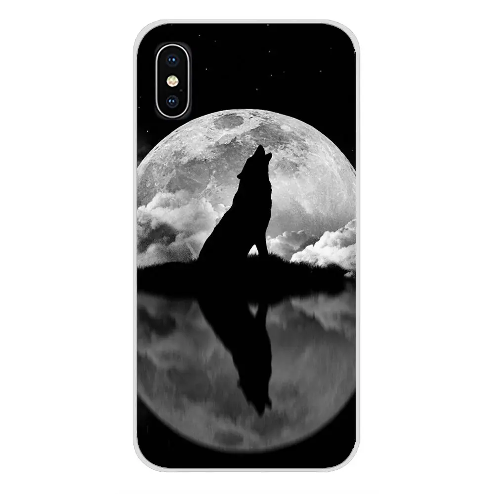 Чехлы для сотовых телефонов Sony Xperia Z Z1 Z2 Z3 Z5 compact M2 M4 M5 E3 T3 XA Huawei Mate 7 8 Y3II The Wolf howl in the
